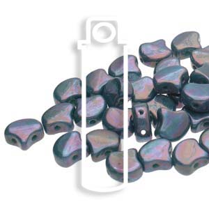 Nebula Turquoise Ginko Beads