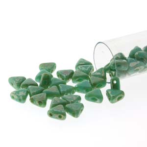 Green Turquoise Picasso Kheops par Puca Beads