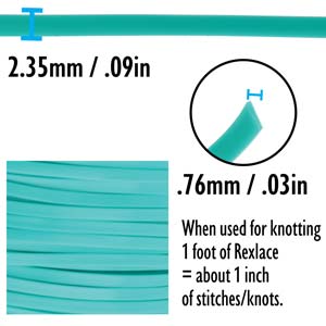 Rexlace Turquoise Lacing Cord