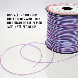Rexlace Treslace:Blue and Purple Lacing Cord