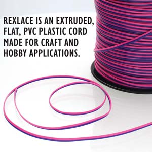 Rexlace Neon Magenta/Purple Lacing Cord