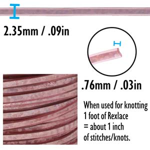 Britelace Red Holograph Lacing Cord
