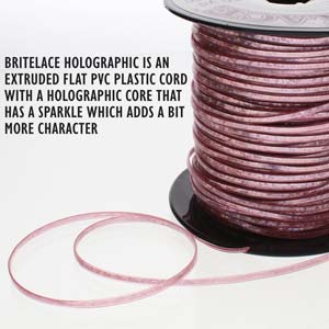 Britelace Red Holograph Lacing Cord