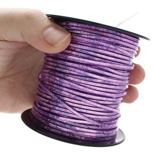 Britelace Purple Holograph Lacing Cord