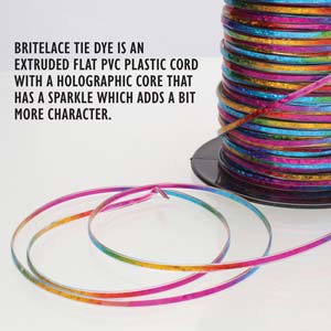 Britelace Rainbow Tie Dye Lacing Cord