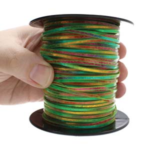 Britelace Green Tie Dye Lacing Cord