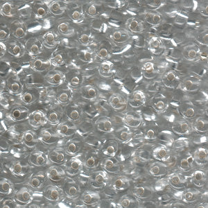 Silver-Lined Crystal Miyuki Magatama Beads 4mm