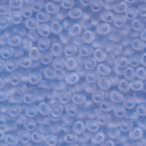 Matte Transparent Pale Blue Miyuki Magatama Beads 4mm