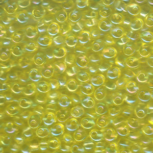 Canary Yellow AB Miyuki Magatama Beads 4mm