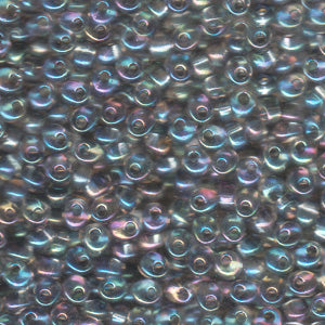 Transparent Gray AB Miyuki Magatama Beads 4mm