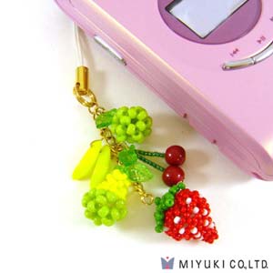 Miyuki Beading Kit - Fruit Garden Charm & Strap