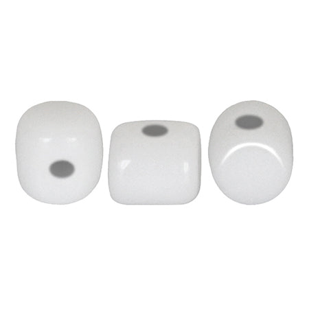 Opaque White Minos Par Puca Beads