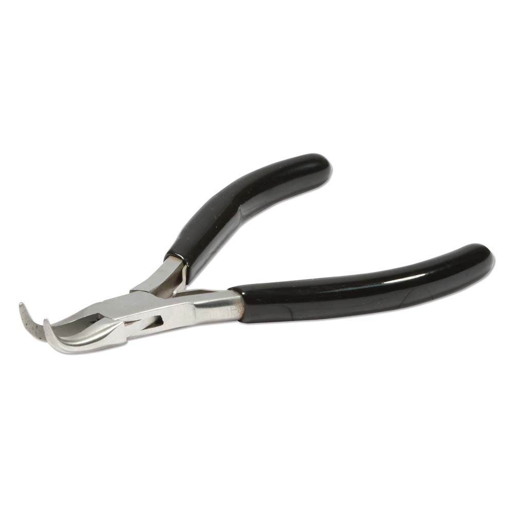 Extra Fine Bent Chainnose Pliers