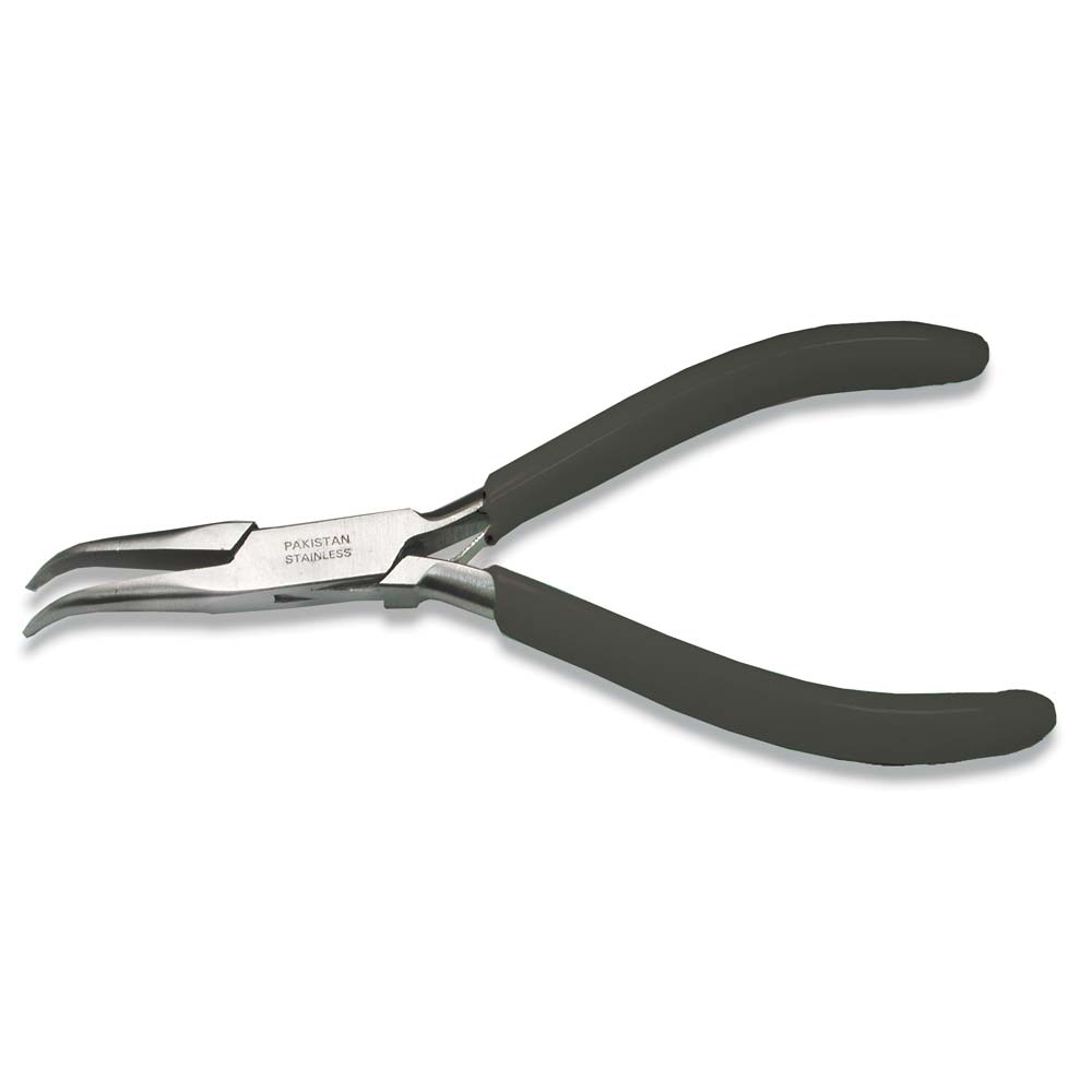 Extra Fine Bent Chainnose Pliers