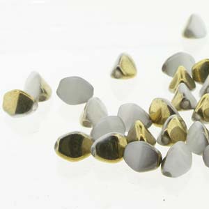 PNC05-02020-26441 Pinch Bead 5mm White Amber