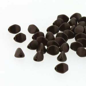 PNC05-25036 Pinch Bead 5mm Pastel Dark Brown/Bronze