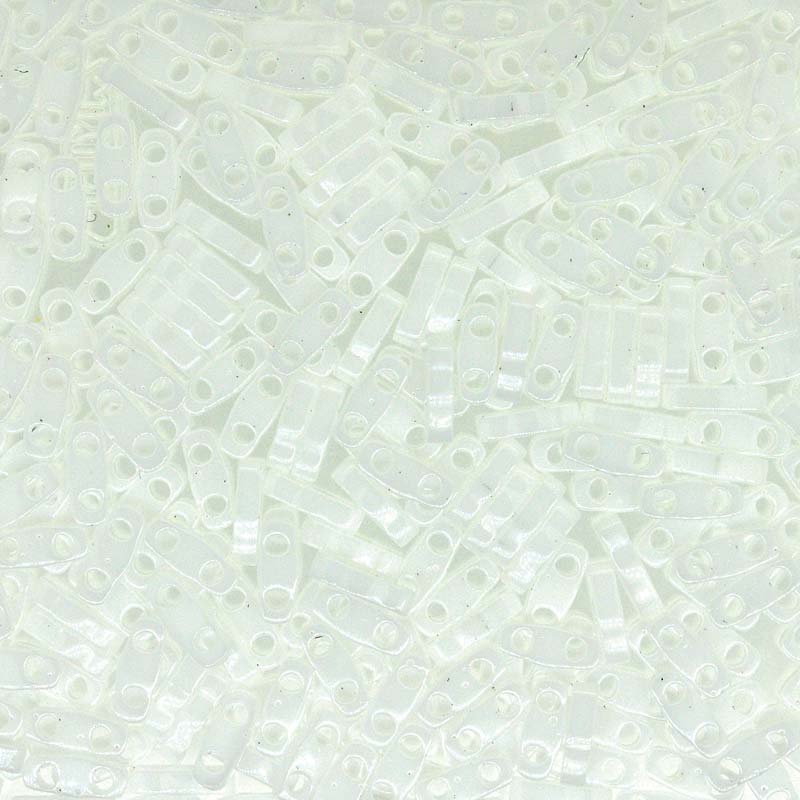 Opaque White Miyuki Quarter Tila Seed Beads