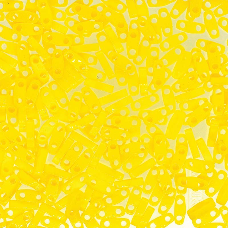 Opaque Yellow Miyuki Quarter Tila Seed Beads
