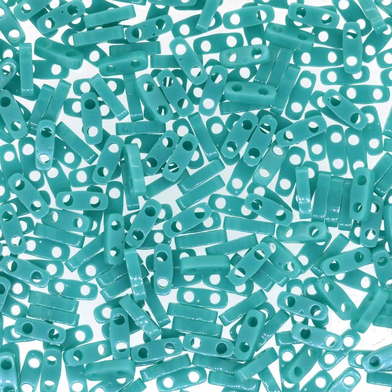 Opaque Turquoise Miyuki Quarter Tila Seed Beads
