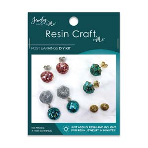 Post Earrings DIY Kit - Resin Craft by Me
