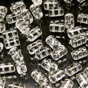 Crystal Czech Glass Rulla Beads
