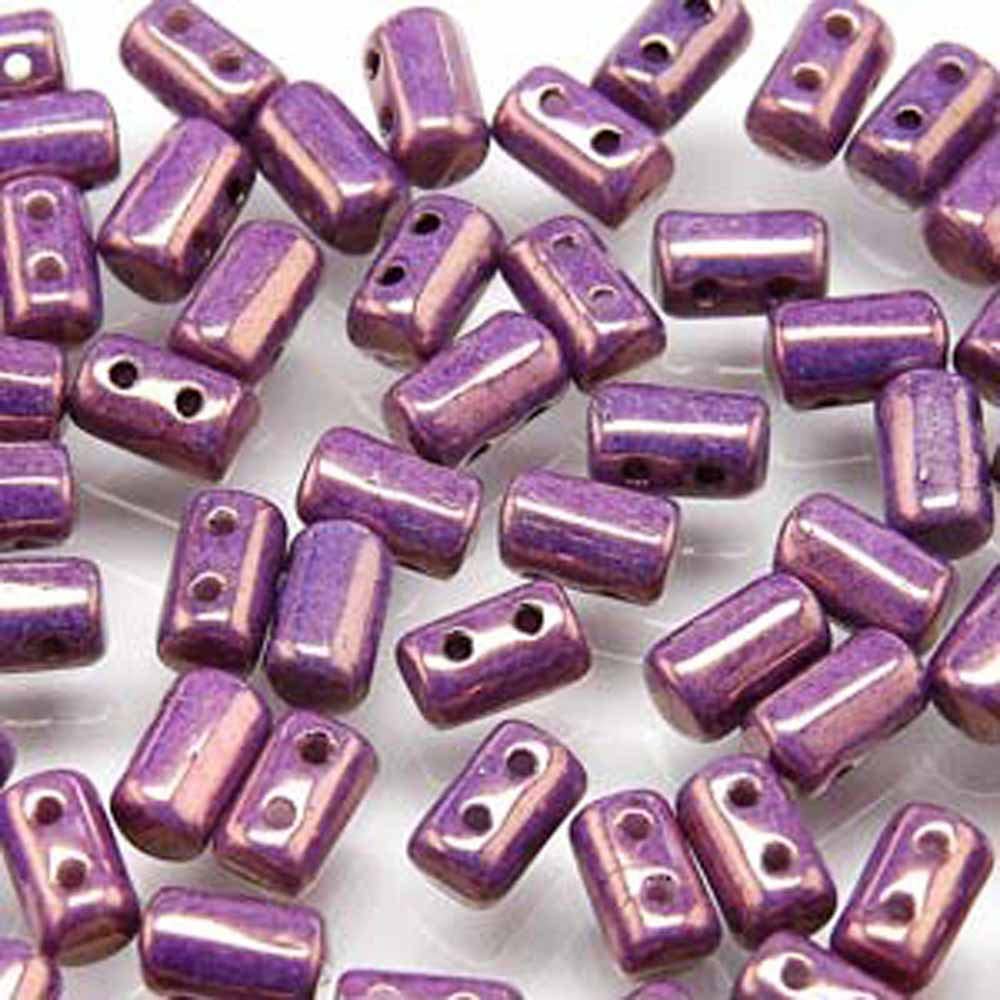 Vega On Chalk Czech Glass Rulla Beads