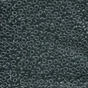 Matte Black Miyuki Spacer Beads 2.2x1mm