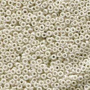 Opaque Limestone Luster Miyuki Spacer Beads 2.2x1mm