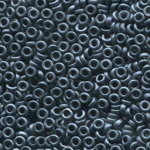 Matte Gunmetal Miyuki Spacer Beads 3x1.3mm