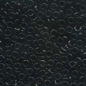 Black Miyuki Spacer Beads 3x1.3mm