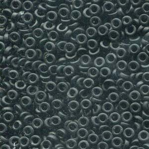 Matte Black Miyuki Spacer Beads 3x1.3mm