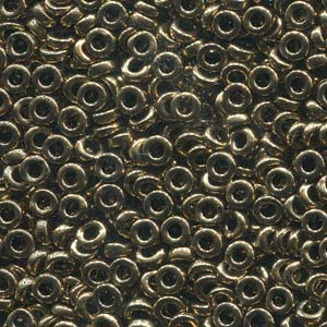 Bronze Metallic Miyuki Spacer Beads 3x1.3mm