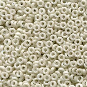 Opaque Limestone Luster Miyuki Spacer Beads 3x1.3mm