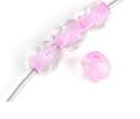 3MM Crystal Light Pink Czech Glass Fire Polished Beads
