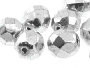 4MM Crystal Full Labrador Czech Glass Fire Polished Beads