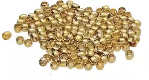 Crimp Bead 2MM Gold Plated