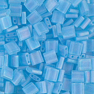 Transparent Light Blue AB Miyuki Tila Seed Beads - Full Cut