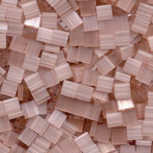 Silk Pale Pink Miyuki Tila Seed Beads - Full Cut