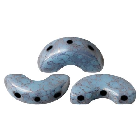 Blue Turquoise Bronze Arcos par Puca Beads