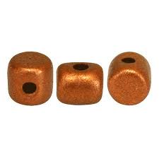 Copper Gold Matte Minos par Puca Beads