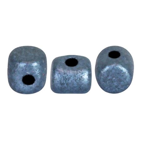 Matte Metallic Blue Minos par Puca Beads