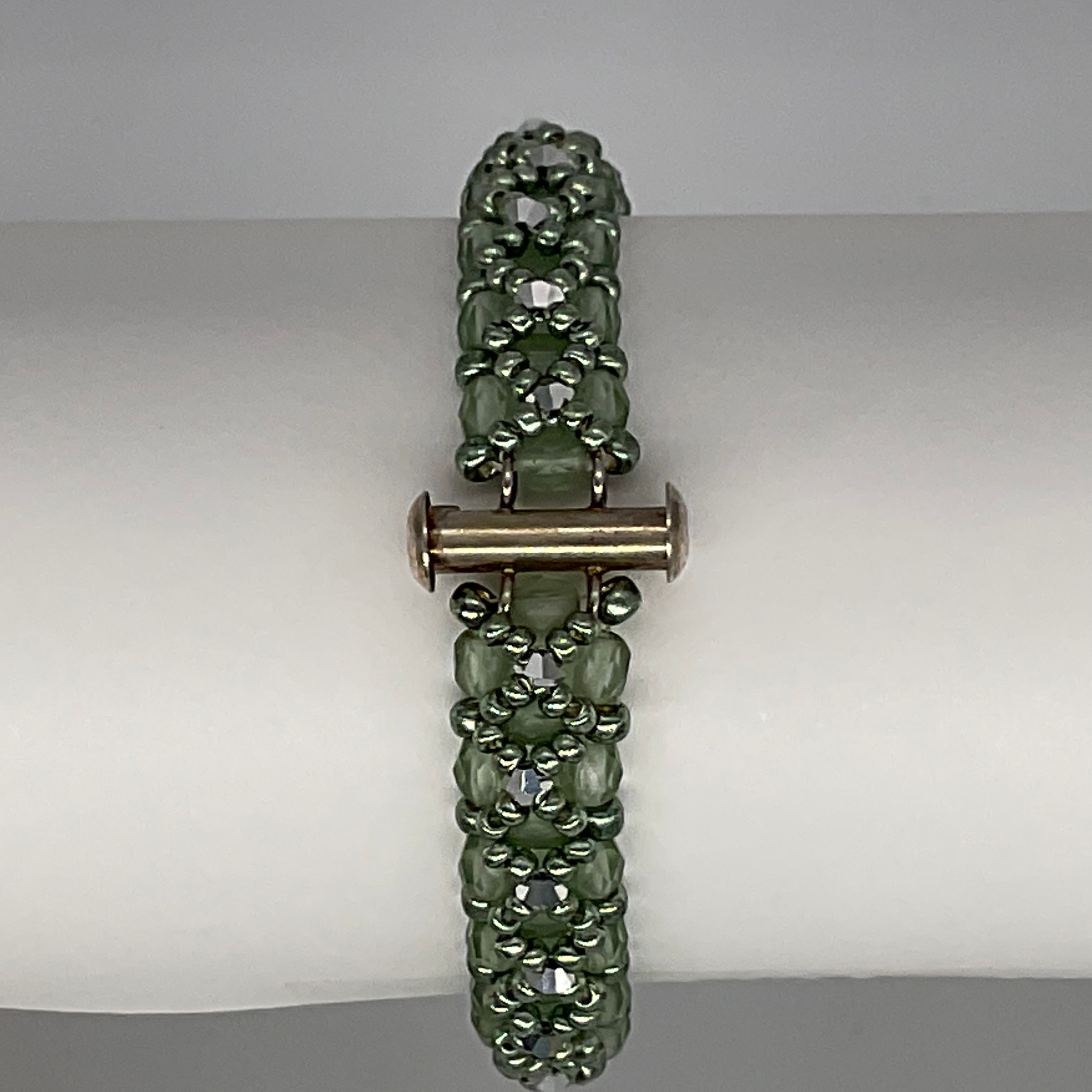 Silvery Green Bracelet