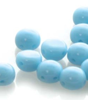 6mm Light Blue Candy Beads