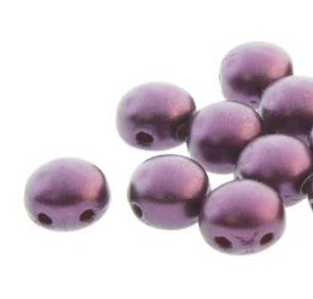 6mm Pastel Bordeaux Candy Beads