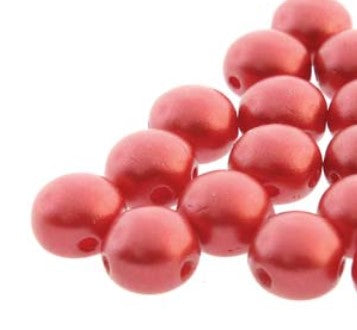 6mm Pastel Dark Coral Candy Beads