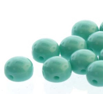 12mm Turquoise Green Candy Beads